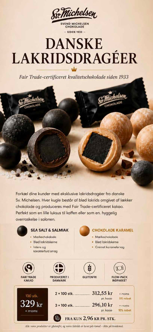 Tordal Konfekture Danske Lakridsdrageer - Chokolade Karamel